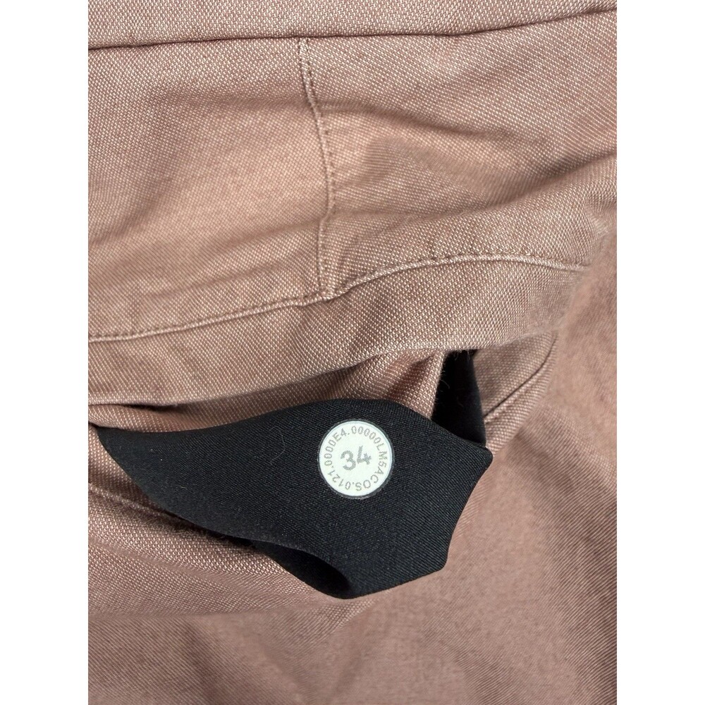 Lululemon Commission Pants Mens 30 Pink Earth Color Clay Slim Fit Straight Leg - Picture 2 of 9